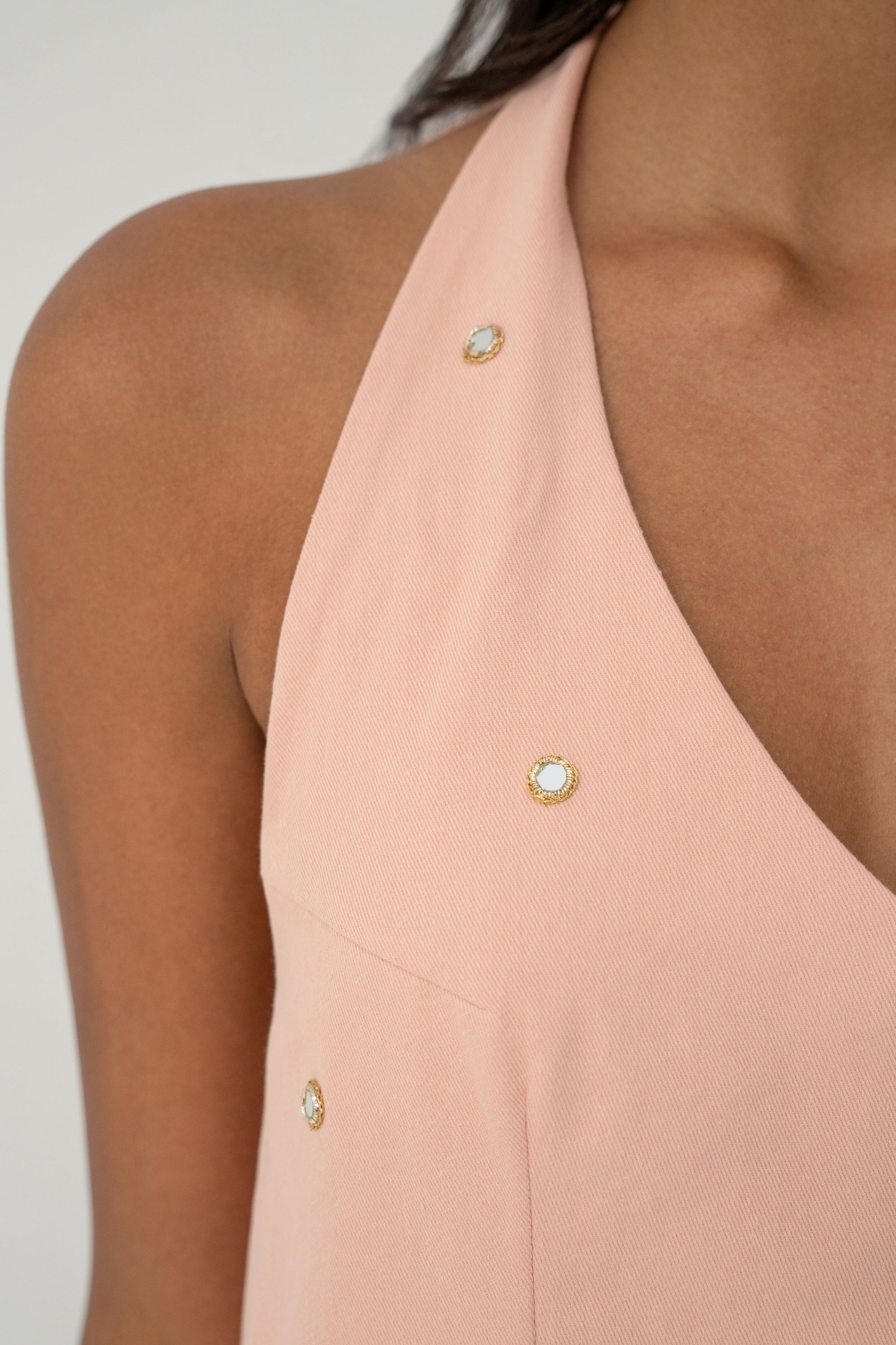 Didi Mini Dress - Pink Denim