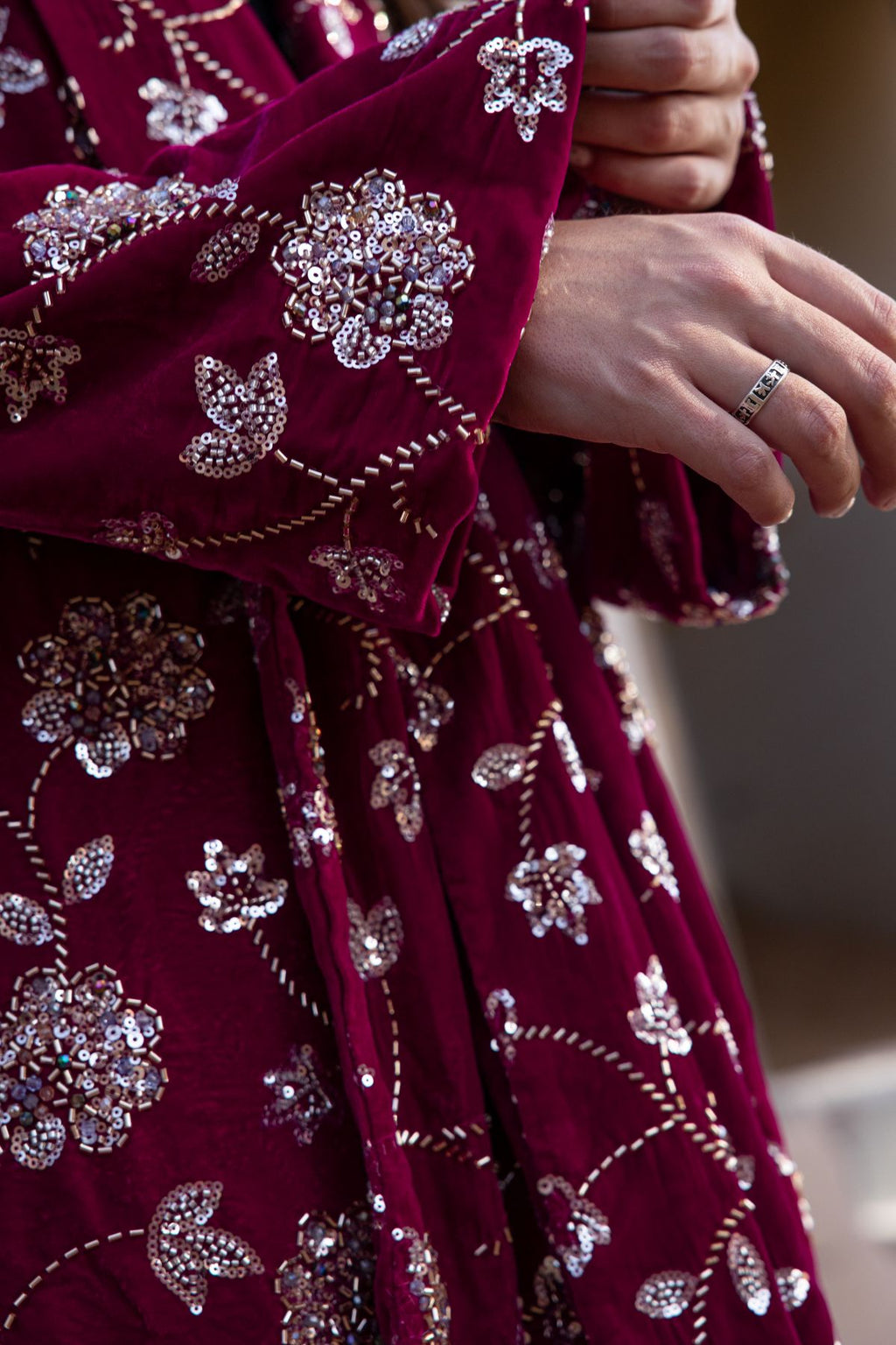 Nourah Kimono - Fuchsia