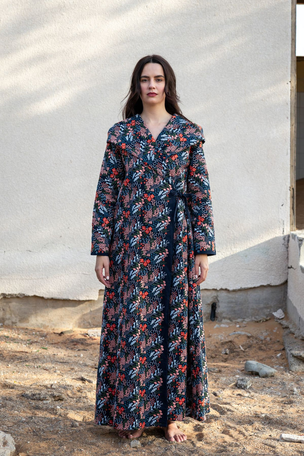 Amara Cape - Navy Blue