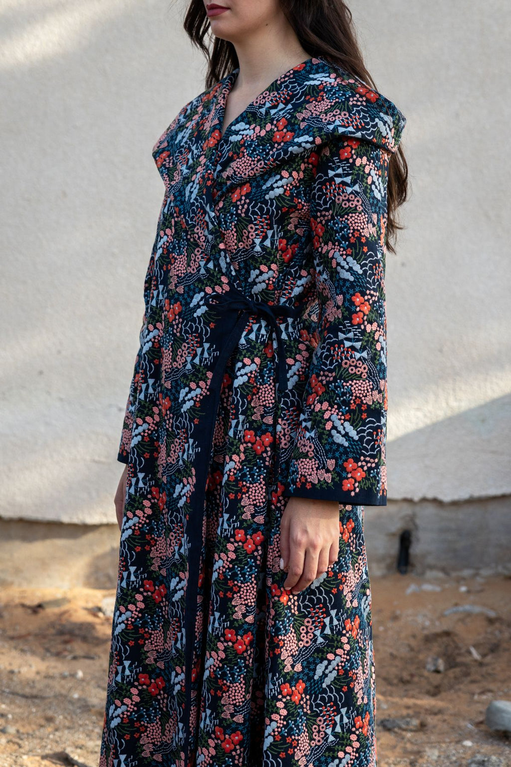 Amara Cape - Navy Blue