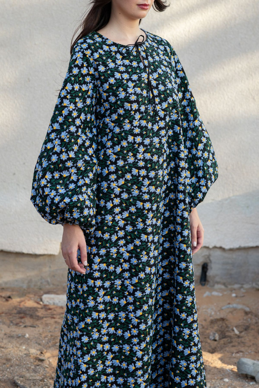 Jasmine Kaftan - Black Floral