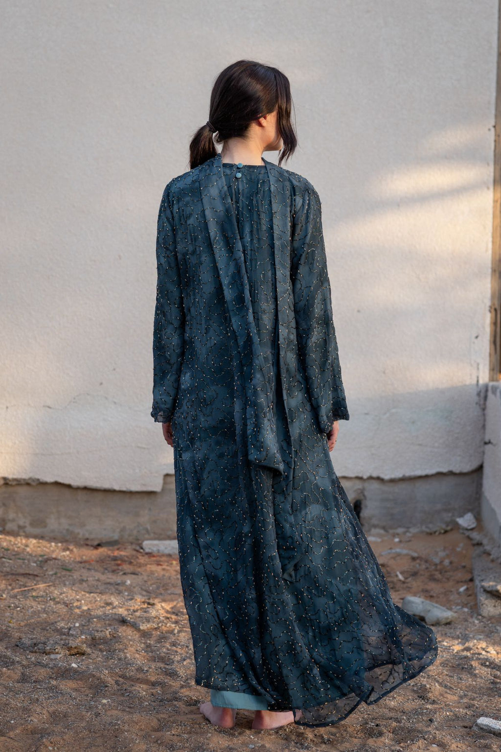 Layali Kaftan - Midnight Blue
