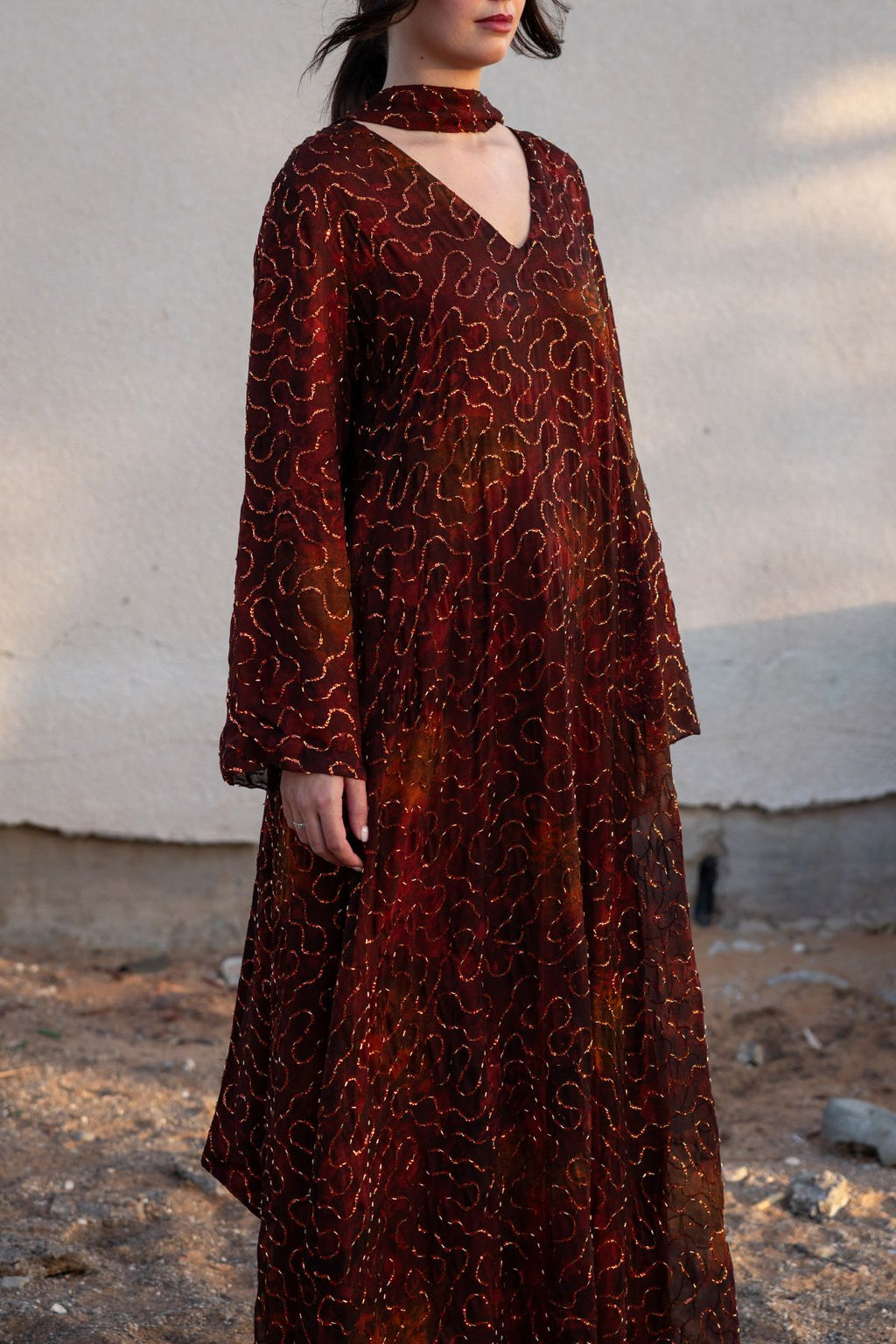 Layali Kaftan - Brown