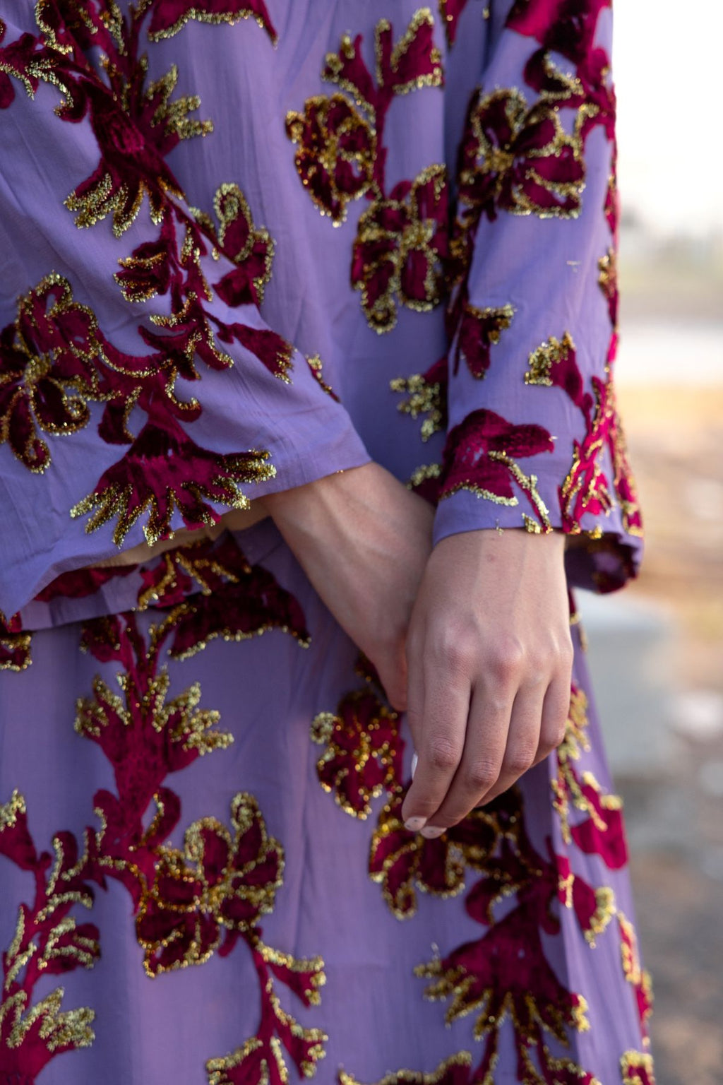 Layali Kaftan - Purple