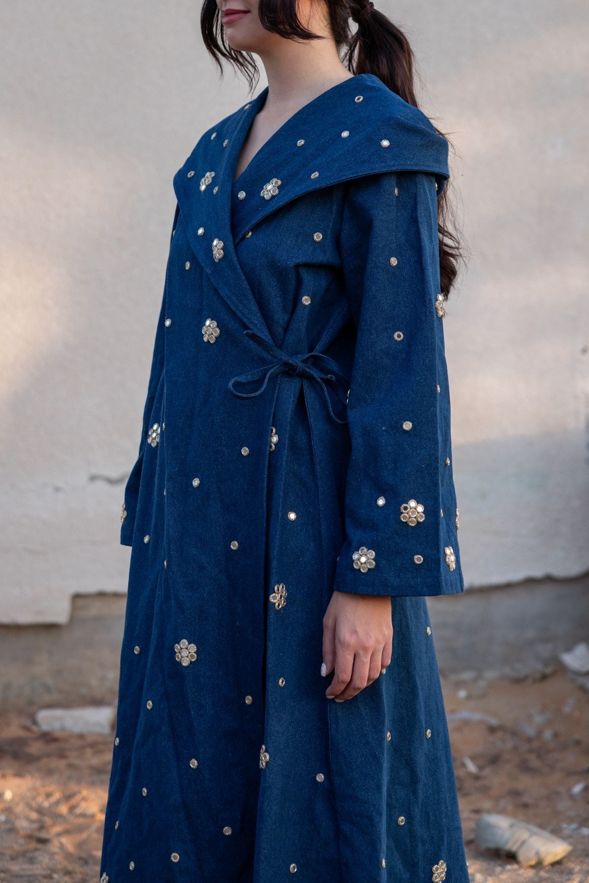 Amara Cape - Denim