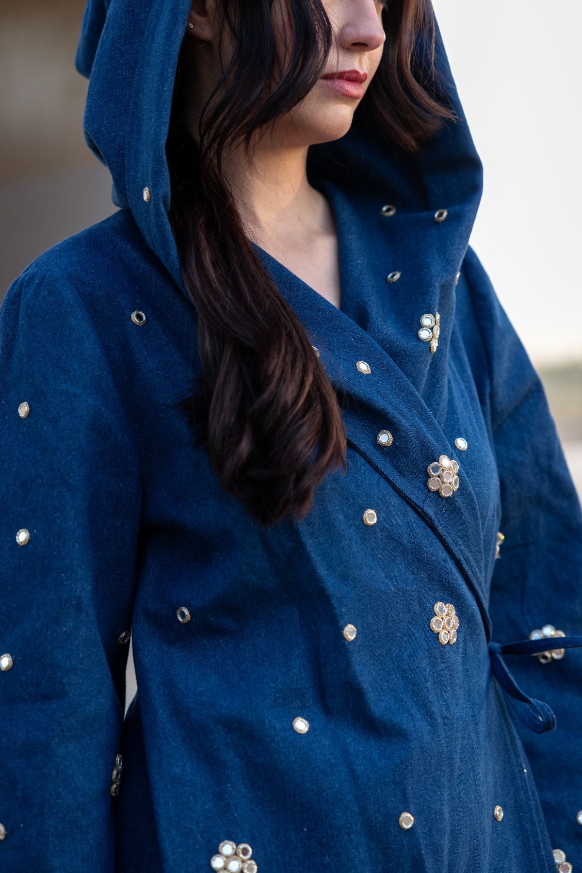 Amara Cape - Denim