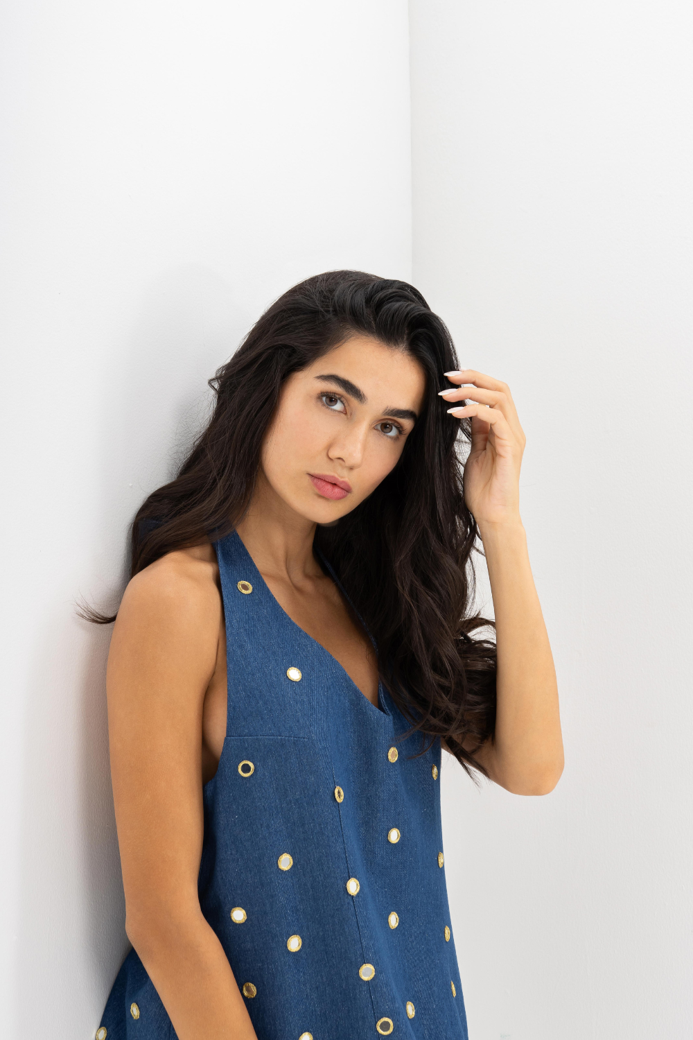 Didi Mini Dress - Blue Denim
