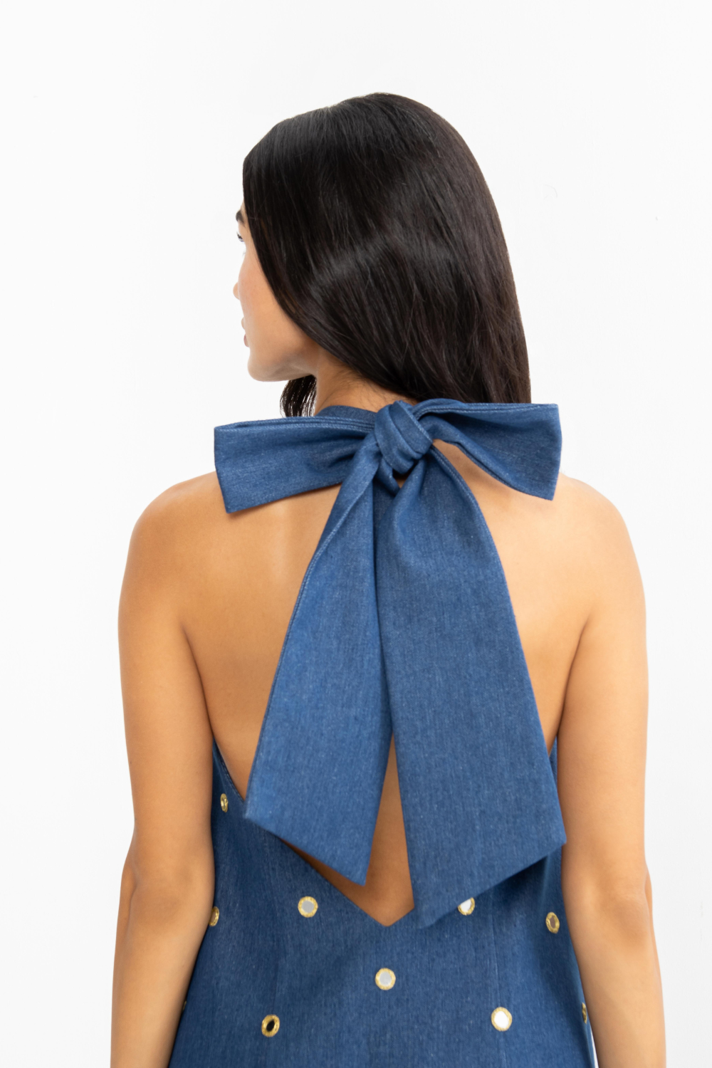 Didi Mini Dress - Blue Denim