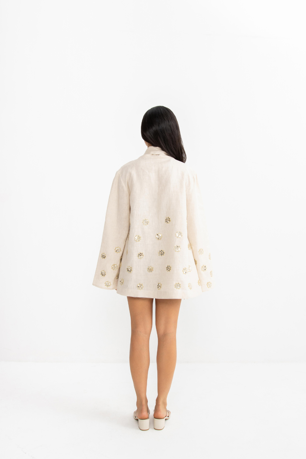 Soleil Kimono - Beige Linen