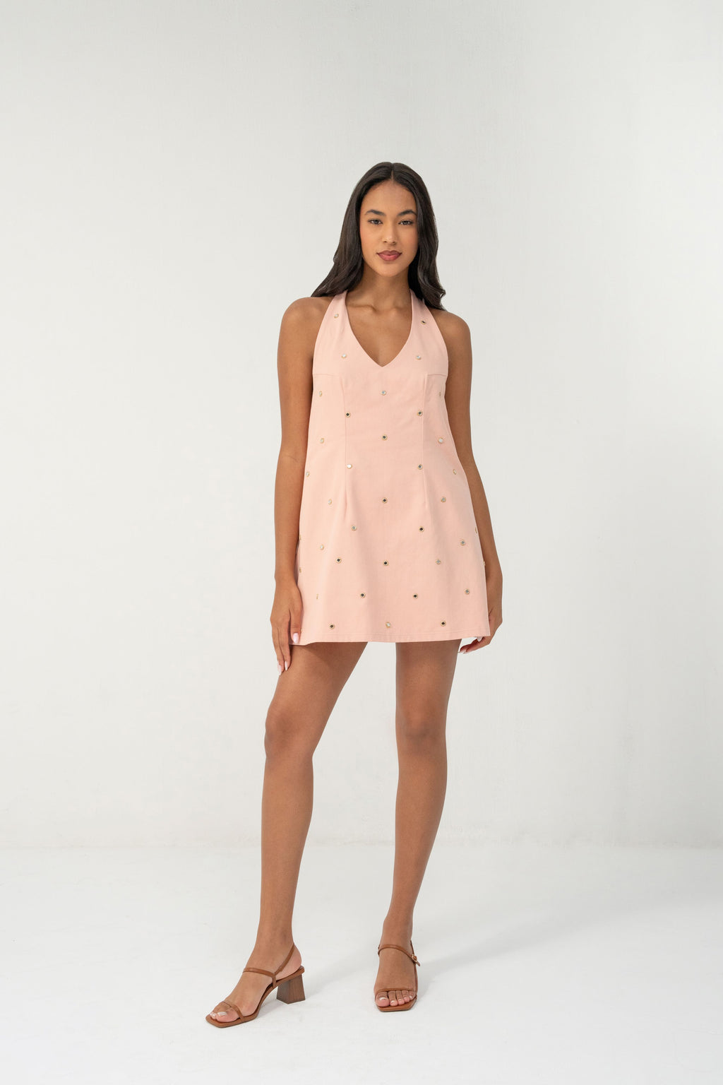 Didi Mini Dress - Pink Denim