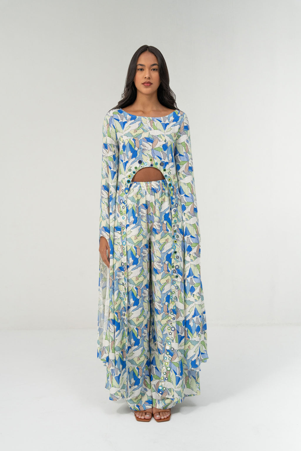 Kami Set - Blue Pattern