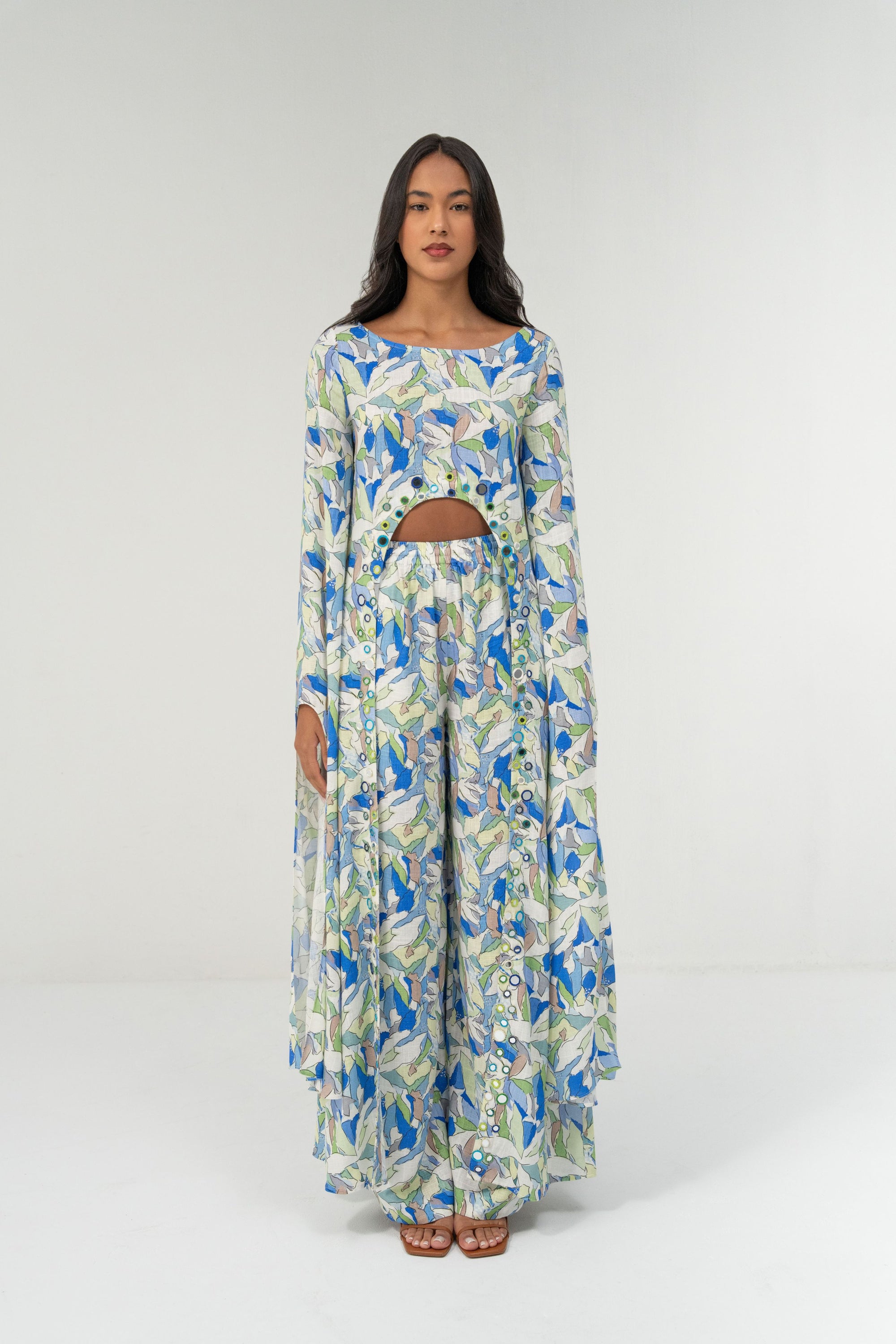 Kami Set - Blue Pattern