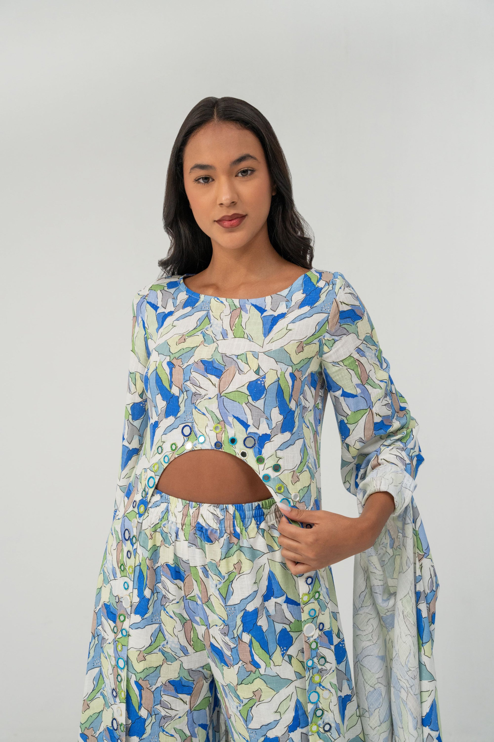 Kami Set - Blue Pattern