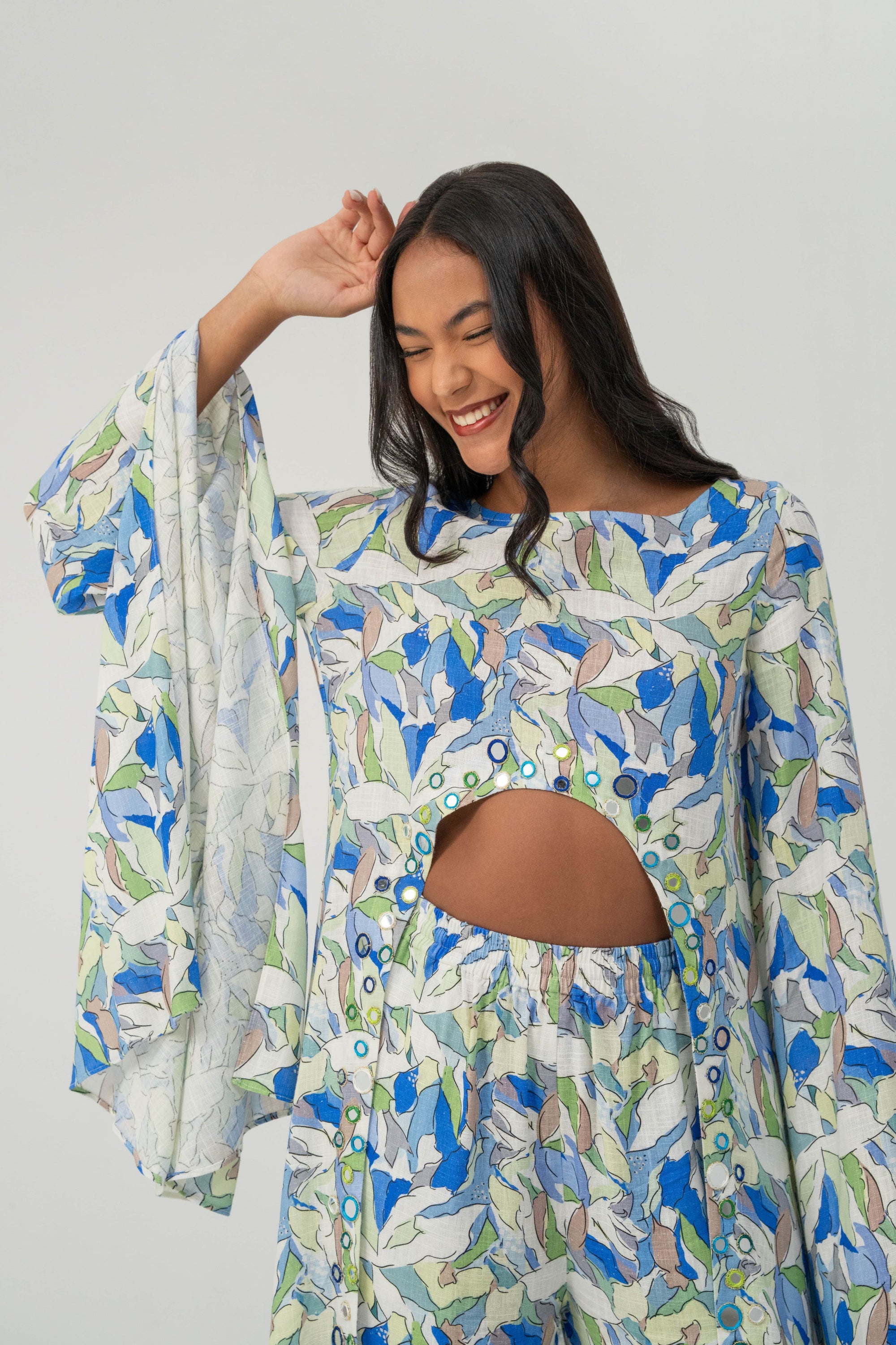 Kami Set - Blue Pattern